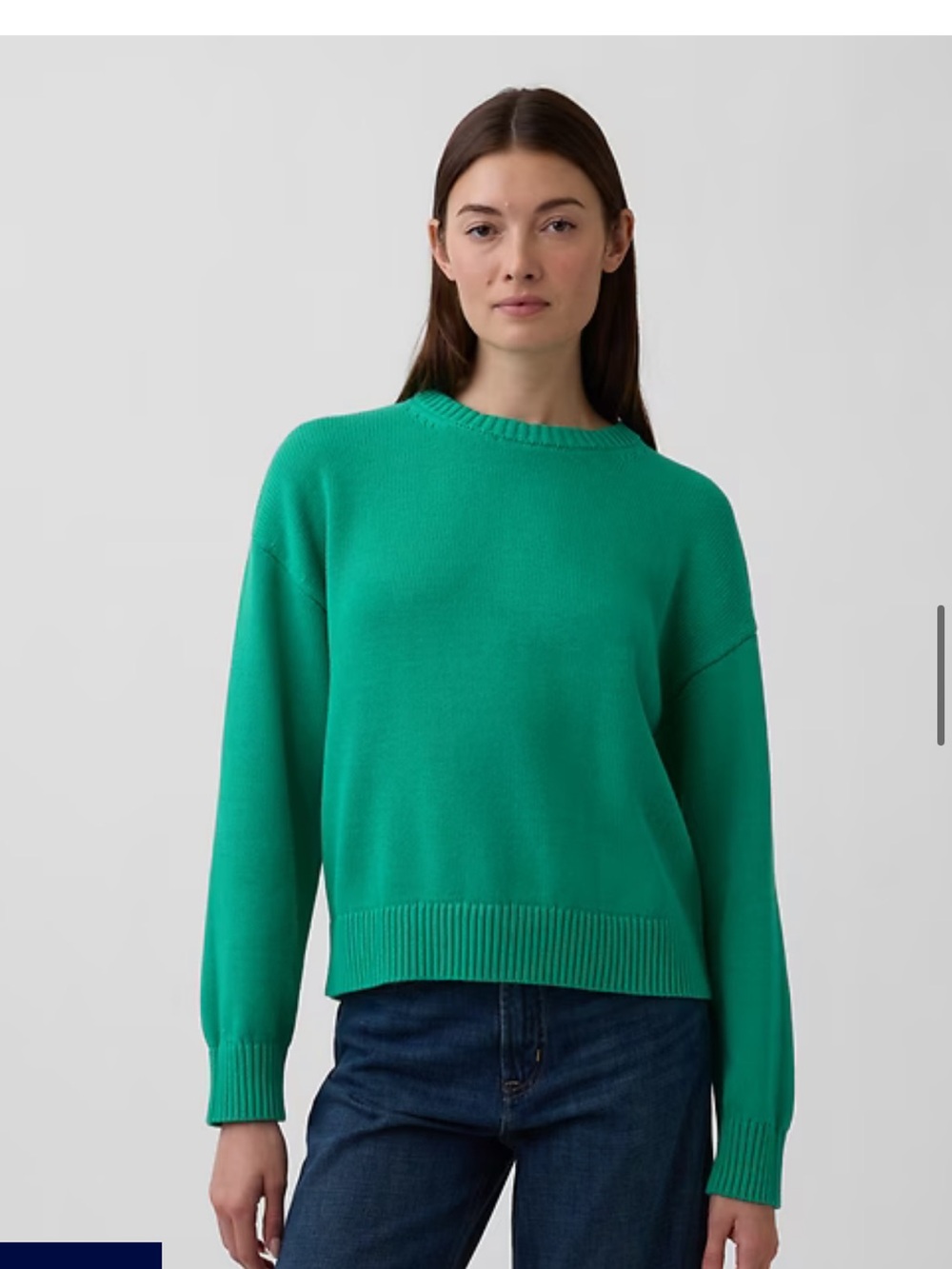 Gap Relaxed Cotton Crewneck Sweater